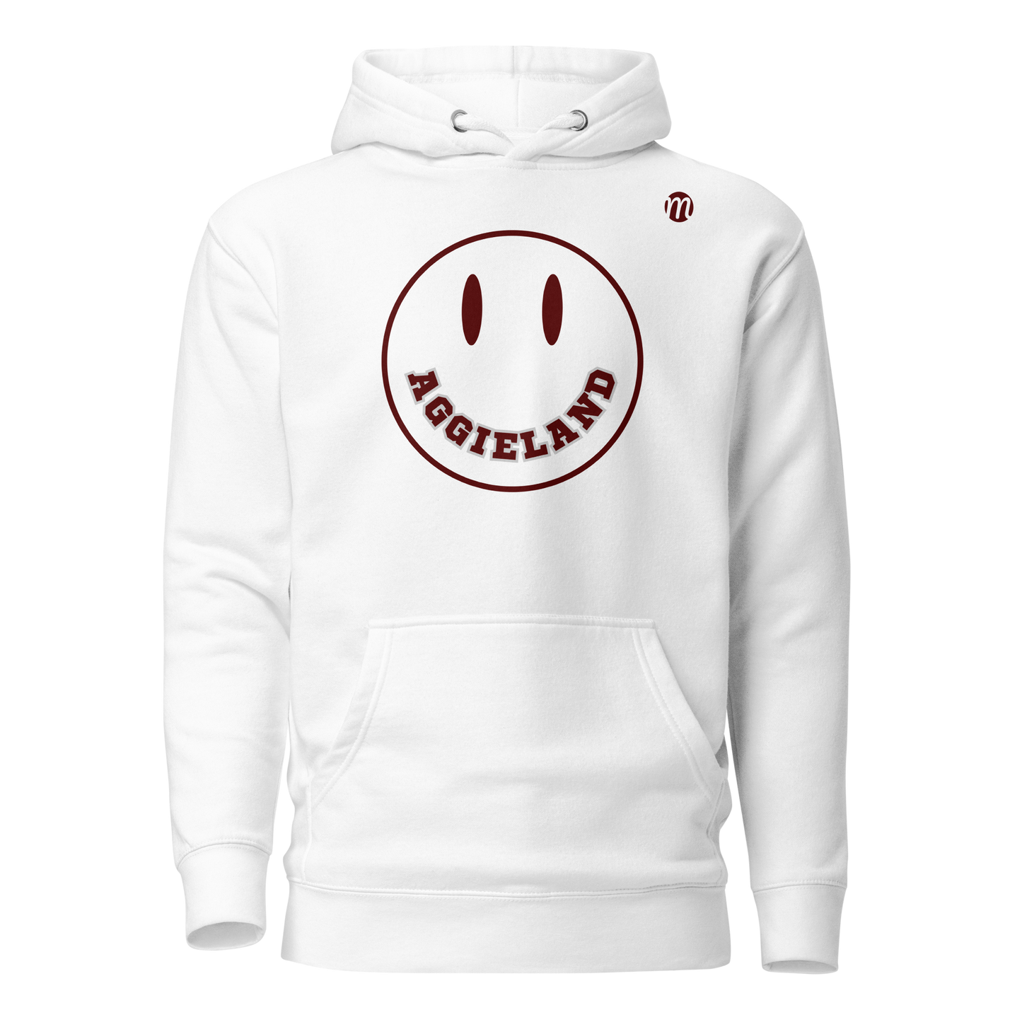 Aggieland Mulli USA Hoodie White Front