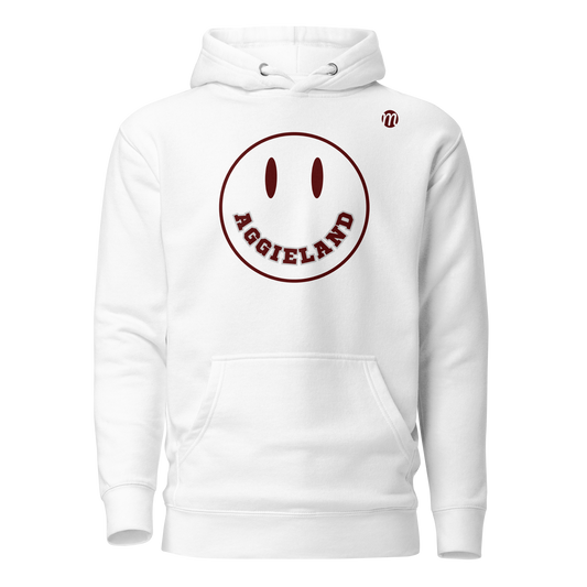 Aggieland Mulli USA Hoodie White Front