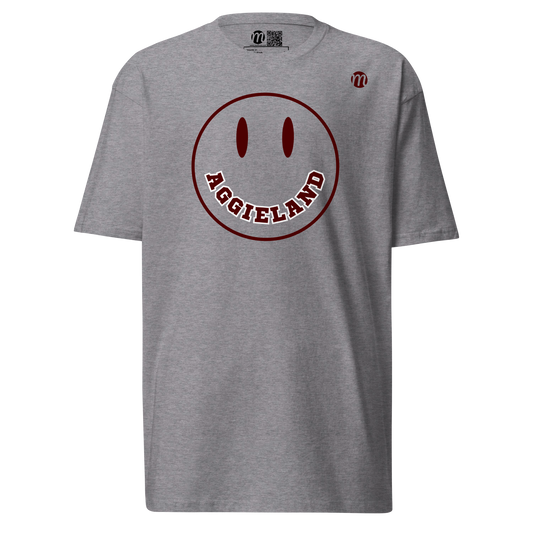 Aggieland Mulli USA Tee Carbon Grey Front