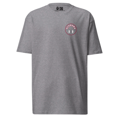 Alabama Smiley Face Flipped Mulli USA Tee Carbon Grey Front