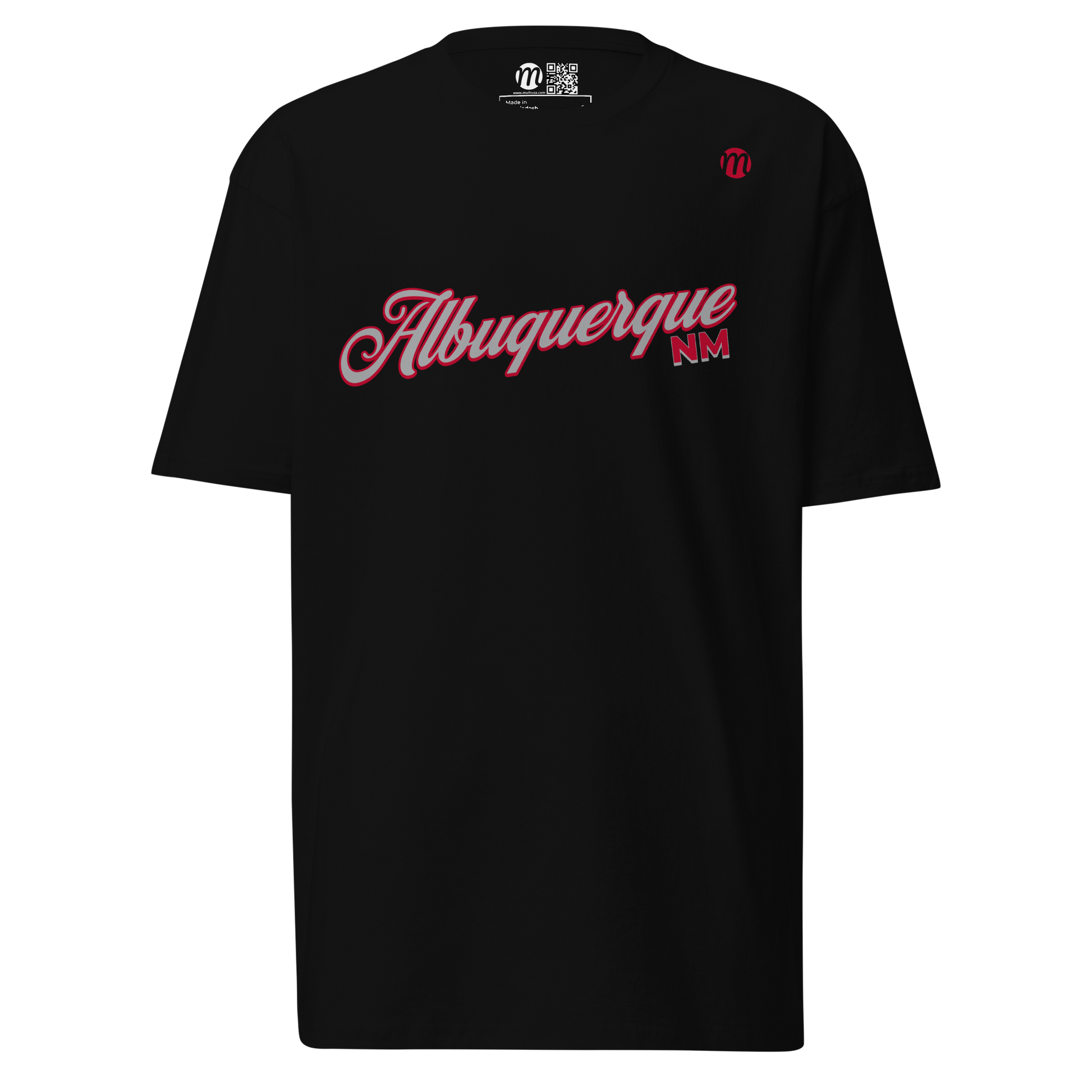 Albuquerque NM Mulli USA Tee Black Front