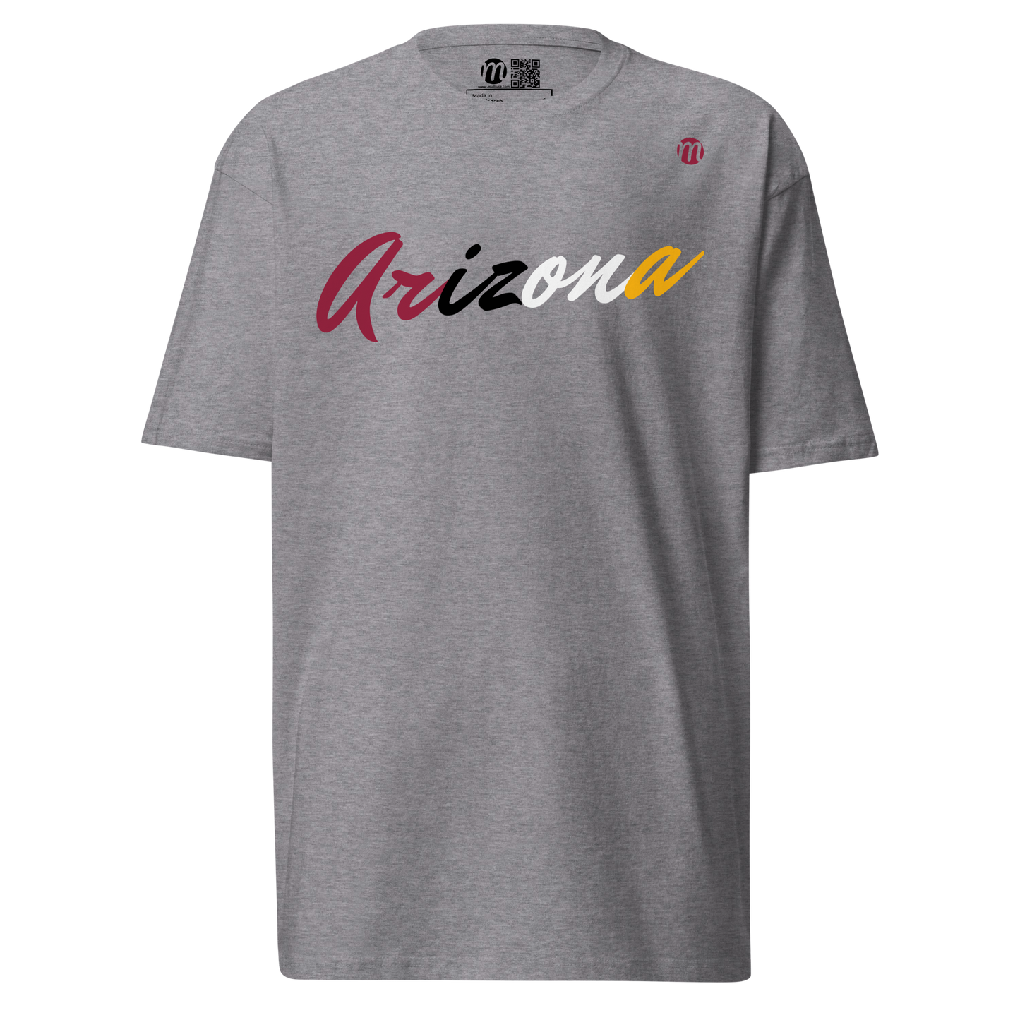 Arizona Mulli USA Tee Carbon Grey Front