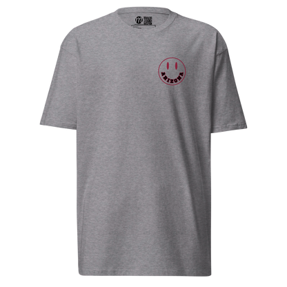 Arizona Smiley Face Mulli USA Tee Carbon Grey Front