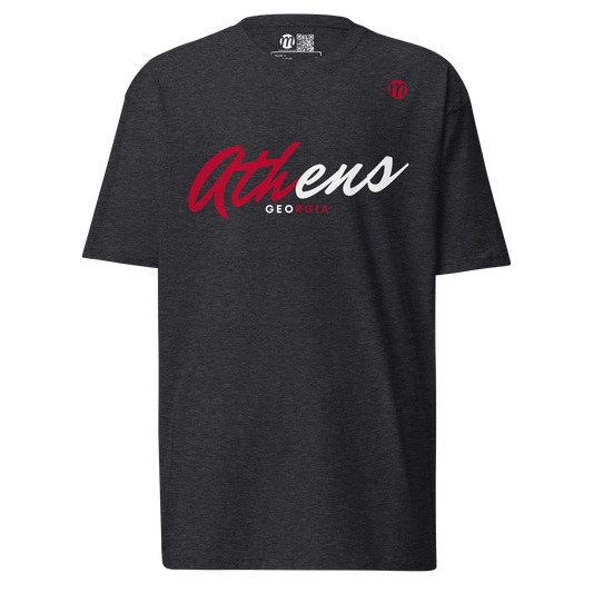 Athens Georgia Mulli USA Tee Charcoal Heather Front