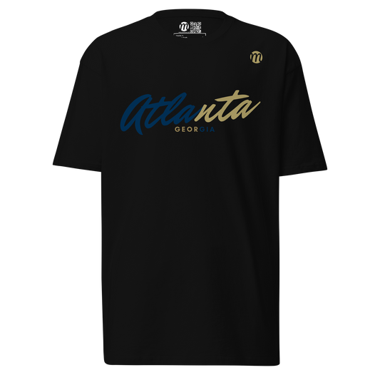 Atlanta Georgia Mulli USA Tee Black Front