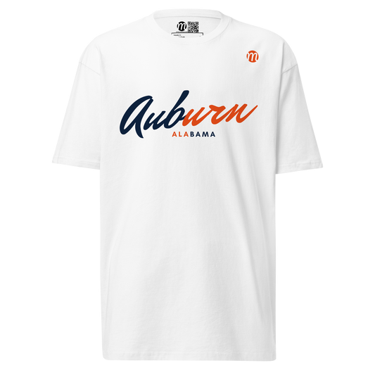 Auburn Alabama Mulli USA Tee White Front