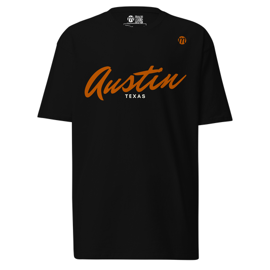 Austin Texas Mulli USA Tee Black Front