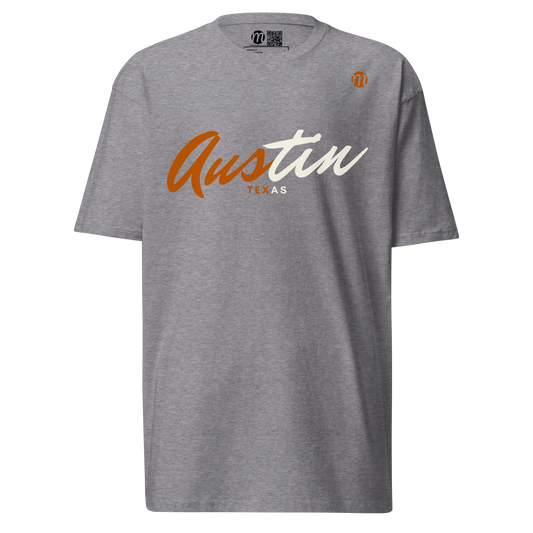 Austin Texas Mulli USA Tee Carbon Grey Front