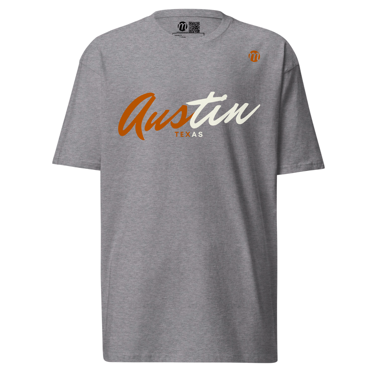 Austin Texas Mulli USA Tee Carbon Grey Front