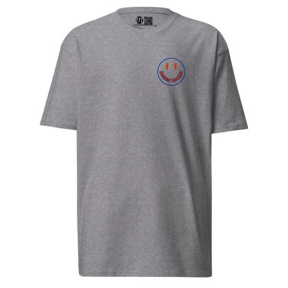 Boise Idaho Smiley Face Mulli USA Tee Carbon Grey Front