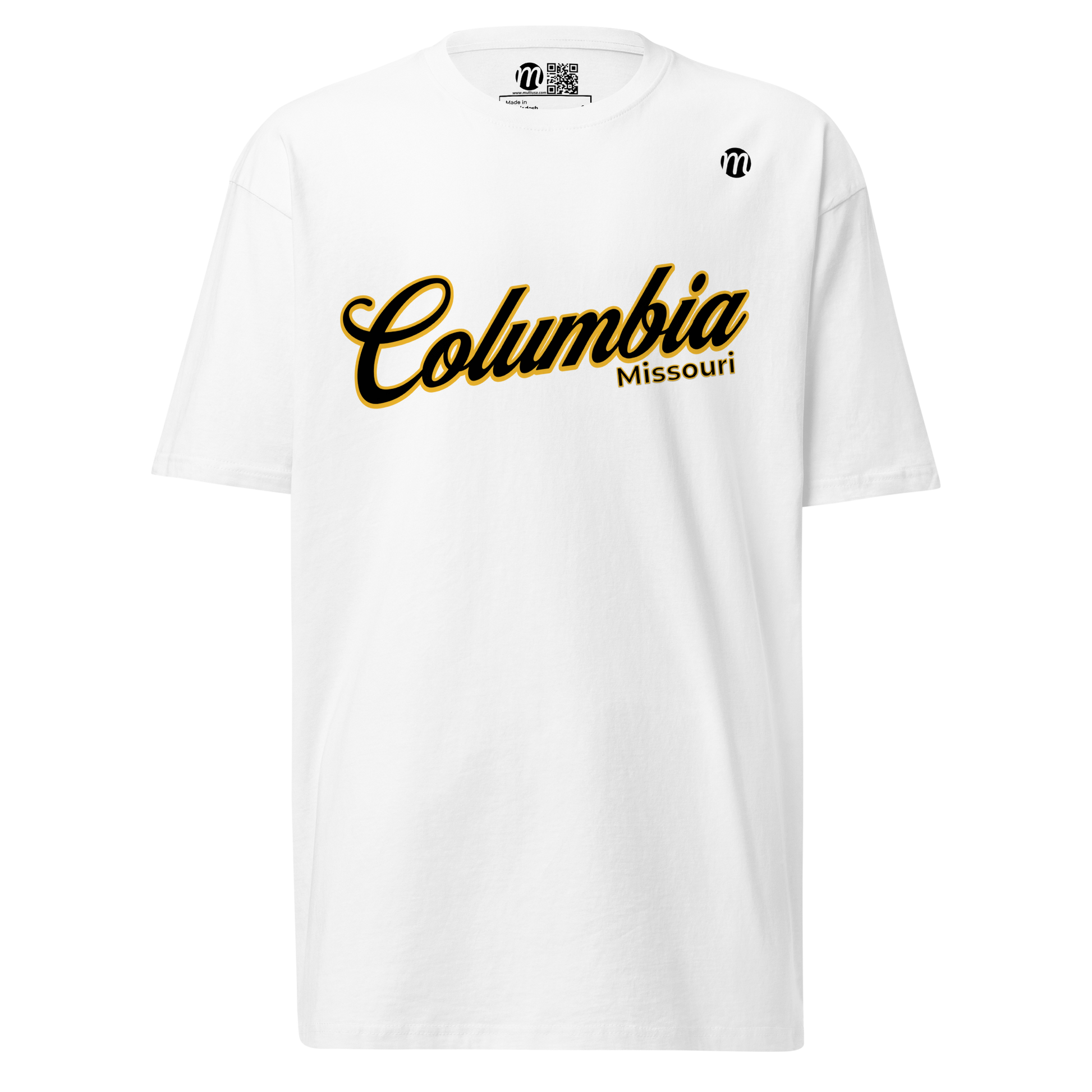 Columbia Missouri Mulli USA Tee White 