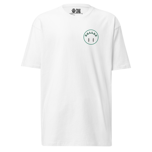 Dallas Smiley Face Flipped Mulli USA Tee White Front