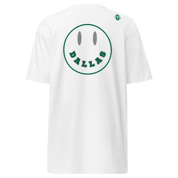 Dallas Smiley Face Mulli USA Tee White Back