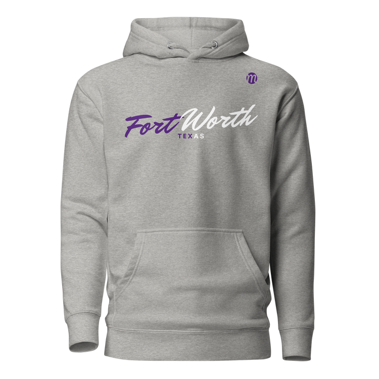 Fort Worth Texas Mulli USA Hoodie Carbon Grey Front