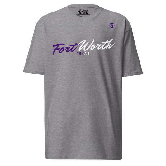 Fort Worth Texas Mulli USA Tee Carbon Grey Front