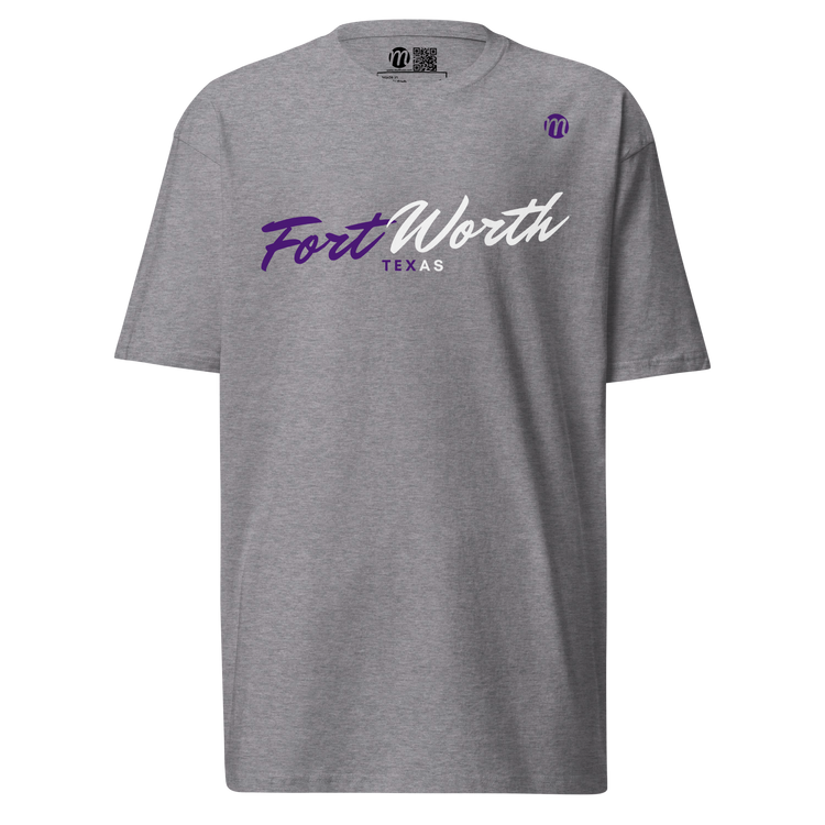 Fort Worth Texas Mulli USA Tee Carbon Grey Front