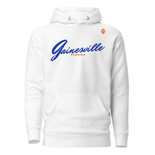 Gainesville Florida Mulli USA Hoodie White Front