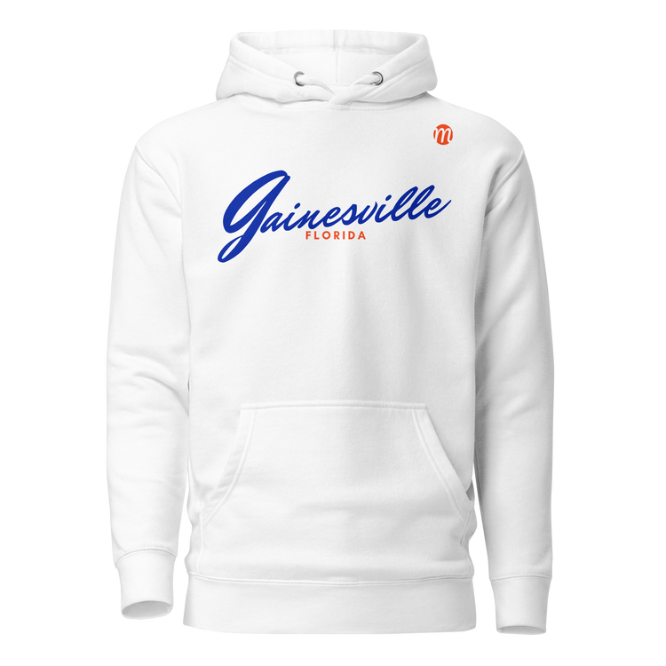 Gainesville Florida Mulli USA Hoodie White Front