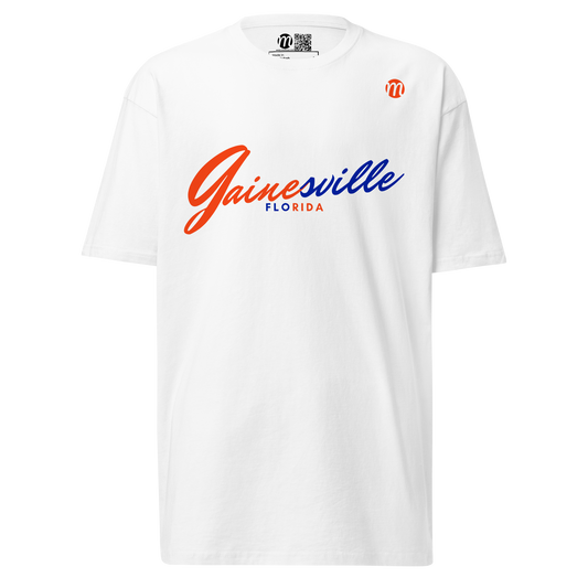 Gainesville Florida Mulli USA Tee White Front 