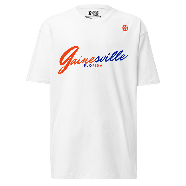 Gainesville Florida Mulli USA Tee White Front 