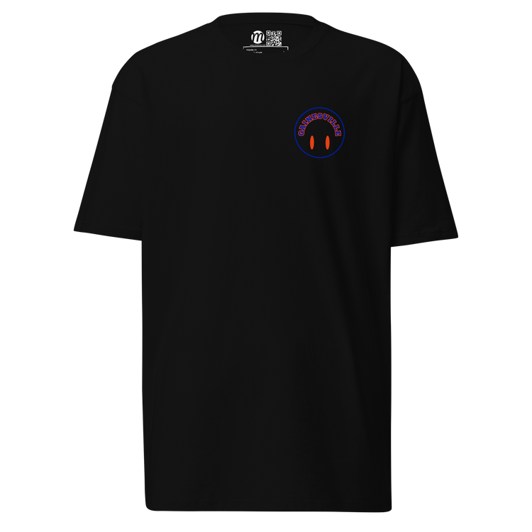 Gainesville Smiley Face Flipped Mulli USA Tee Black Front