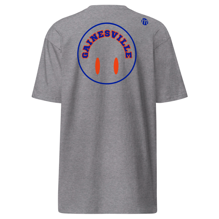 Gainesville Smiley Face Flipped Mulli USA Tee Carbon Grey Back