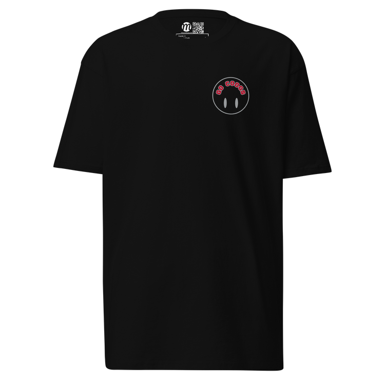 Go Coogs Smiley Face Flipped Mulli USA Tee Black Front