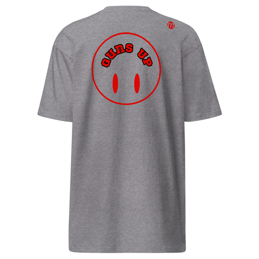 Guns Up Flipped Mulli USA-tee-carbon-grey-back