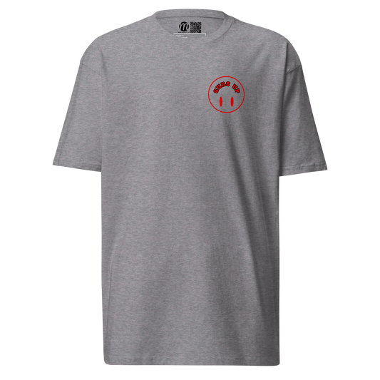 Guns Up Mulli USA Tee Carbon Grey Front