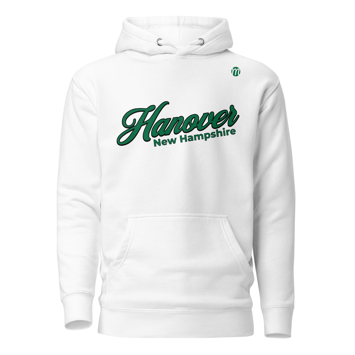 Hanover New Hampshire Mulli USA Hoodie White 