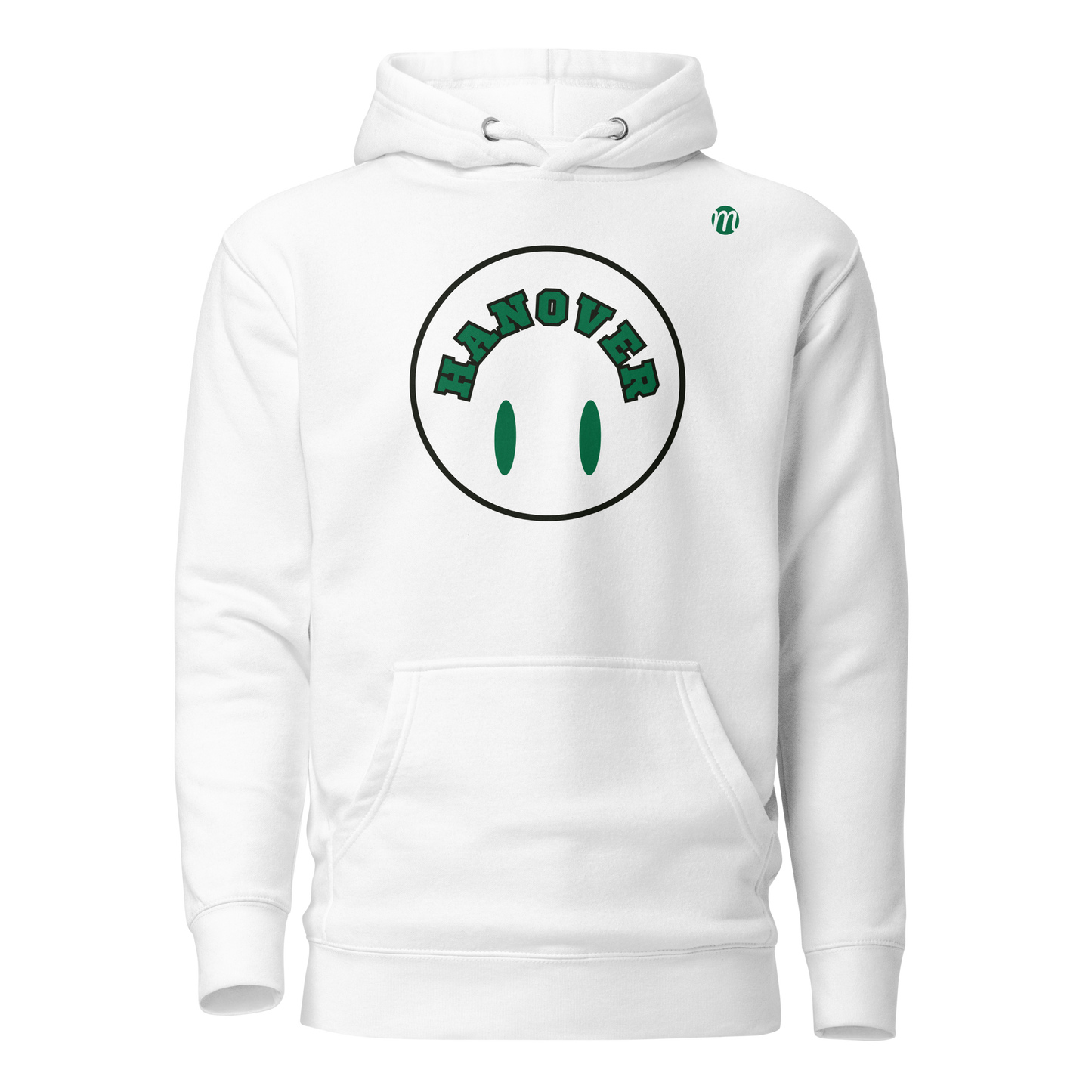 Hanover Smiley Face Flipped Mulli USA Hoodie White 