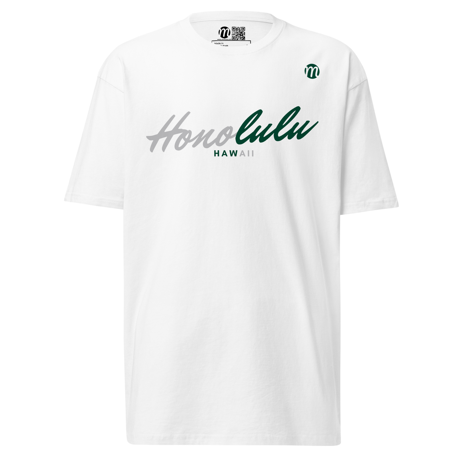 Honolulu Hawaii Mulli USA Tee White Front