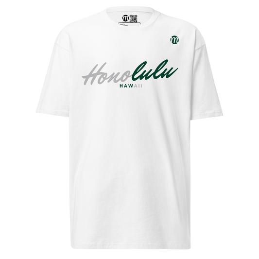 Honolulu Hawaii Mulli USA Tee White Front