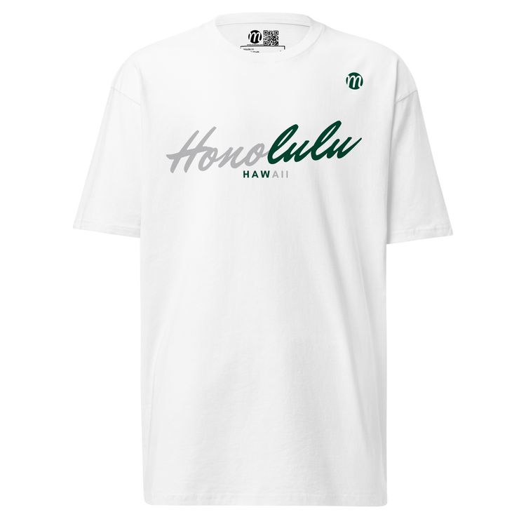 Honolulu Hawaii Mulli USA Tee White Front