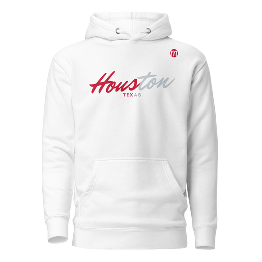 Houston Texas Mulli USA Hoodie White Front