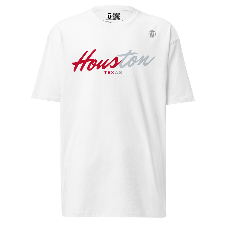 Houston Texas Mulli USA Tee White Front