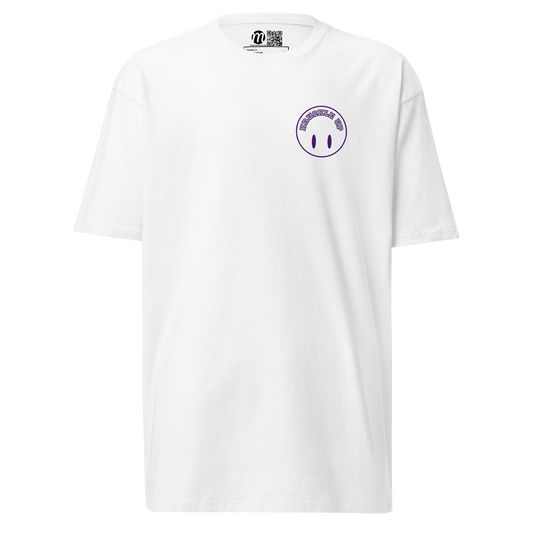 Knuckle Up Smiley Face Flipped Mulli USA Tee White Front