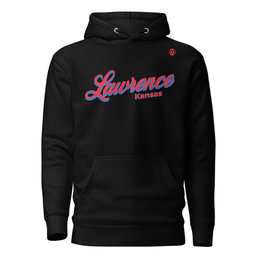 Lawrence Kansas Mulli USA Hoodie Black Front