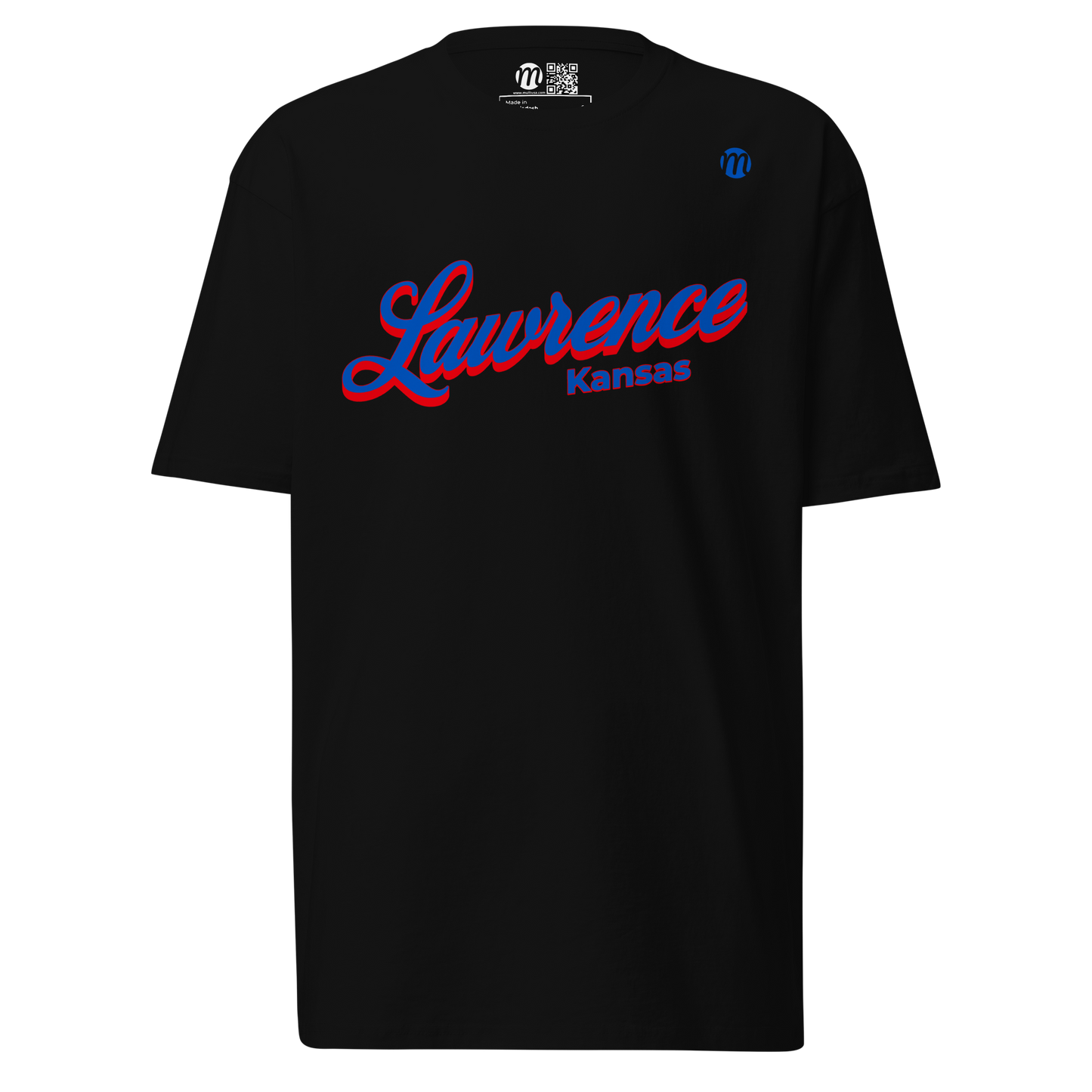 Lawrence Kansas Mulli USA Tee Black 