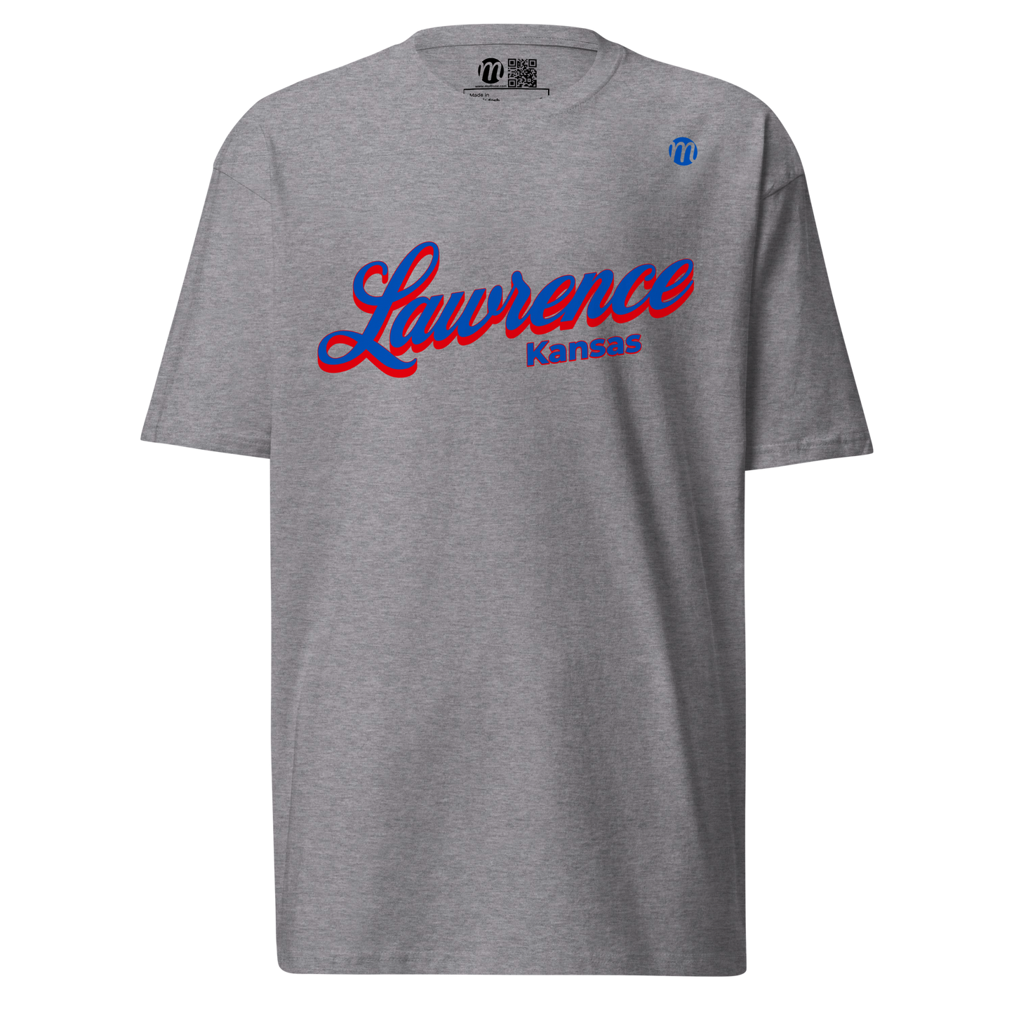 Lawrence Kansas Mulli USA Tee Carbon Grey