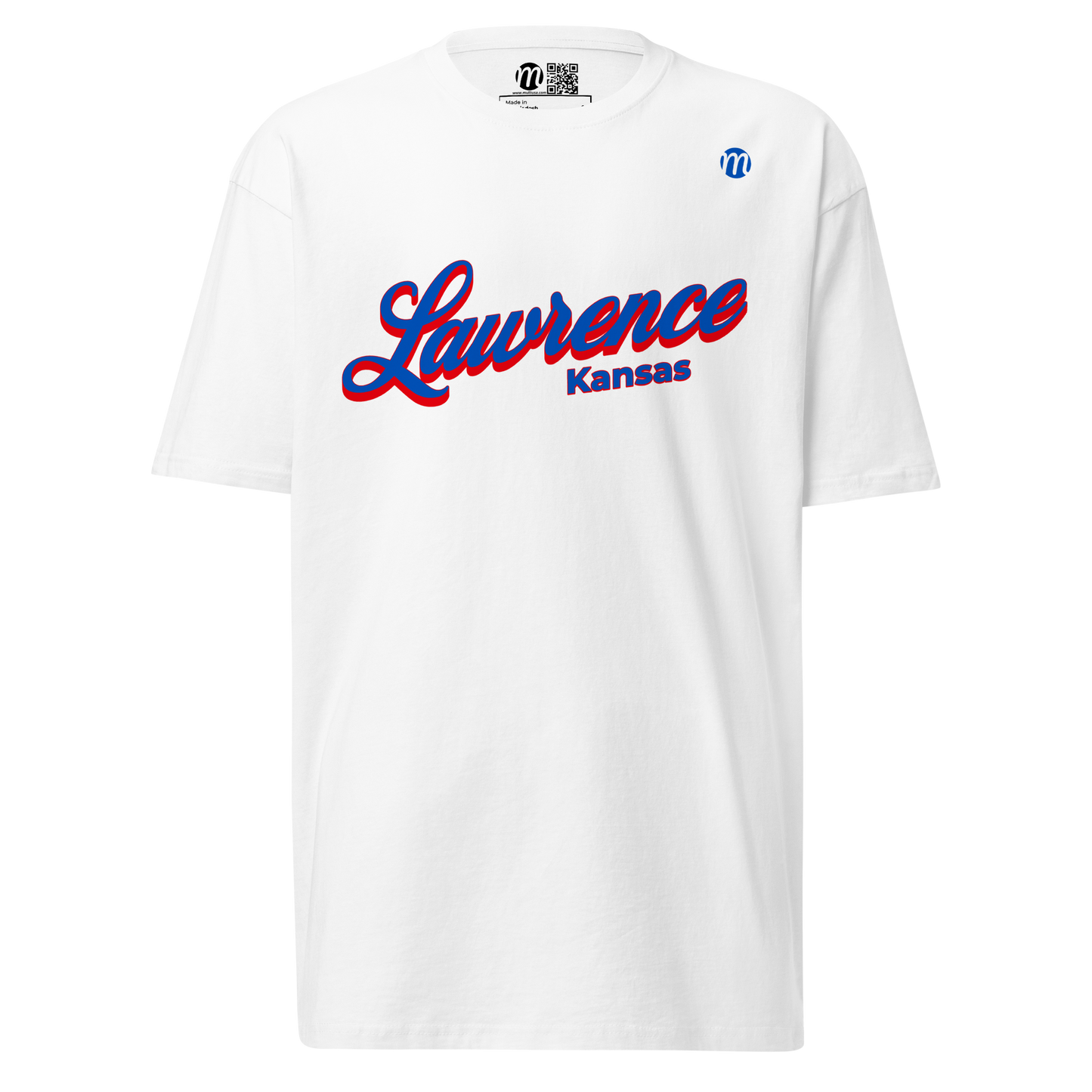 Lawrence Kansas Mulli USA Tee White 