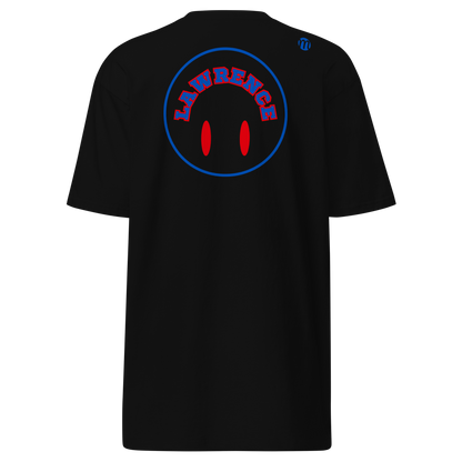 Lawrence Smiley Face Flipped Mulli USA Tee Black Back