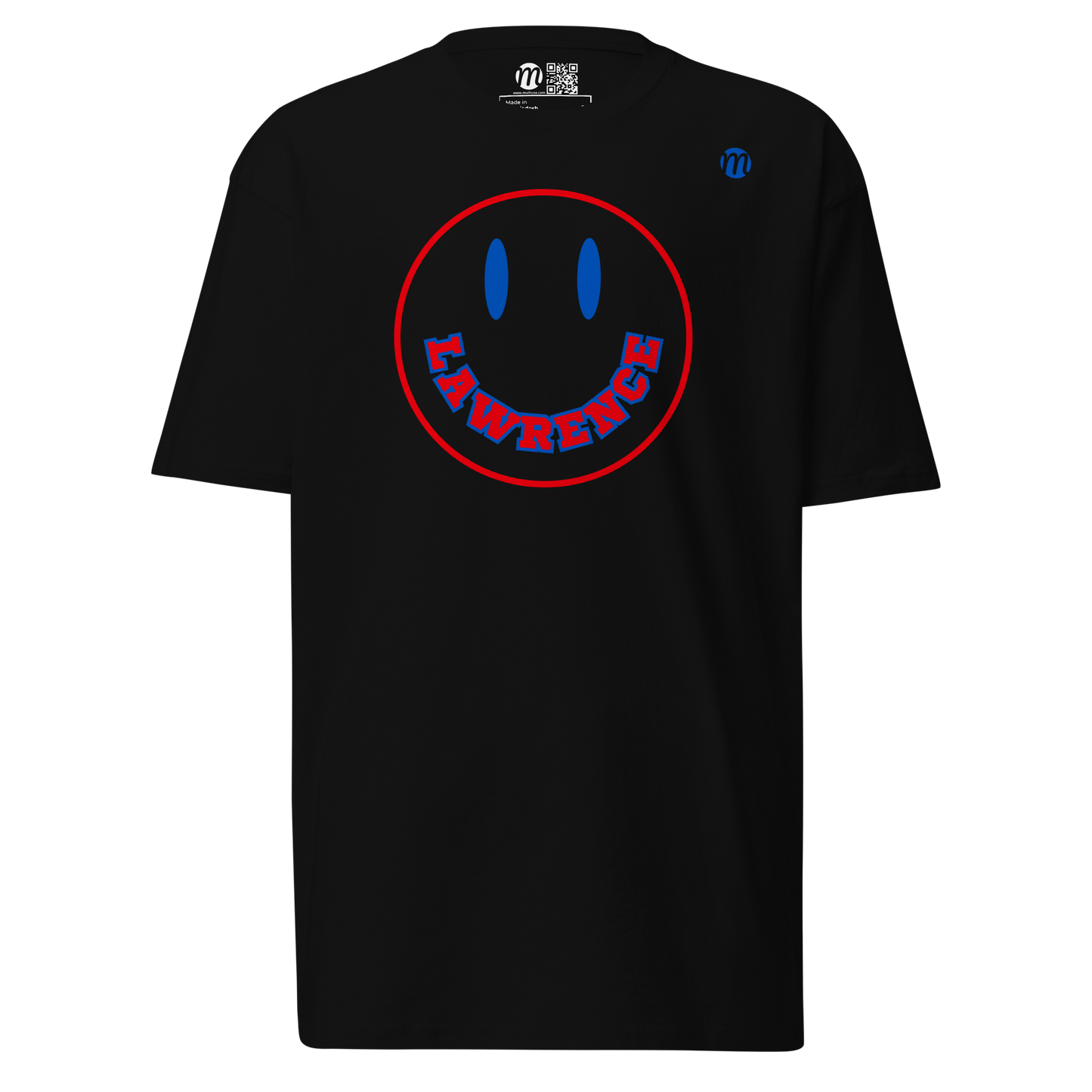 Lawrence Smiley Face Mulli USA Tee Black 