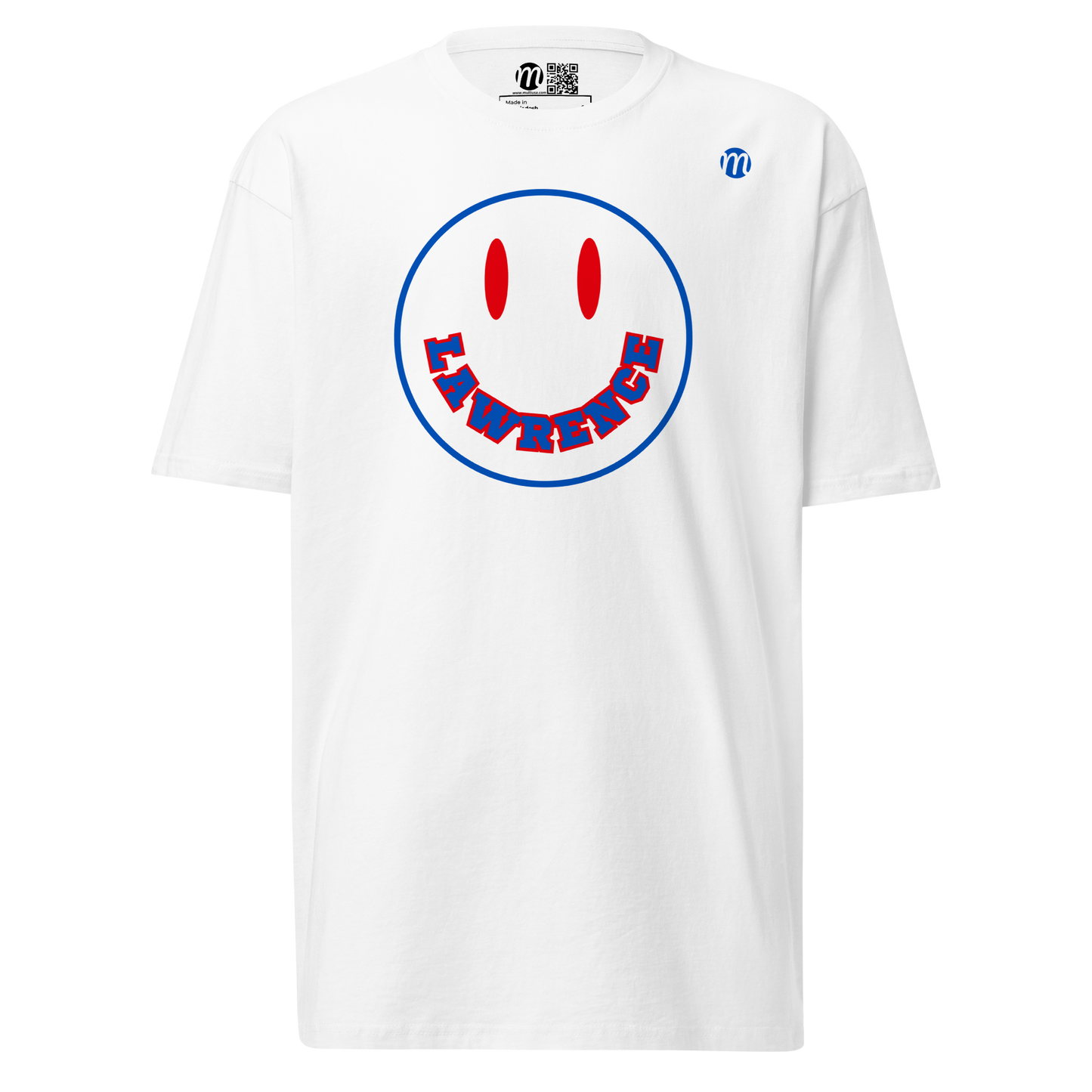 Lawrence Smiley Face Mulli USA Tee White Front