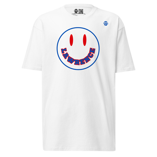 Lawrence Smiley Face Mulli USA Tee White Front