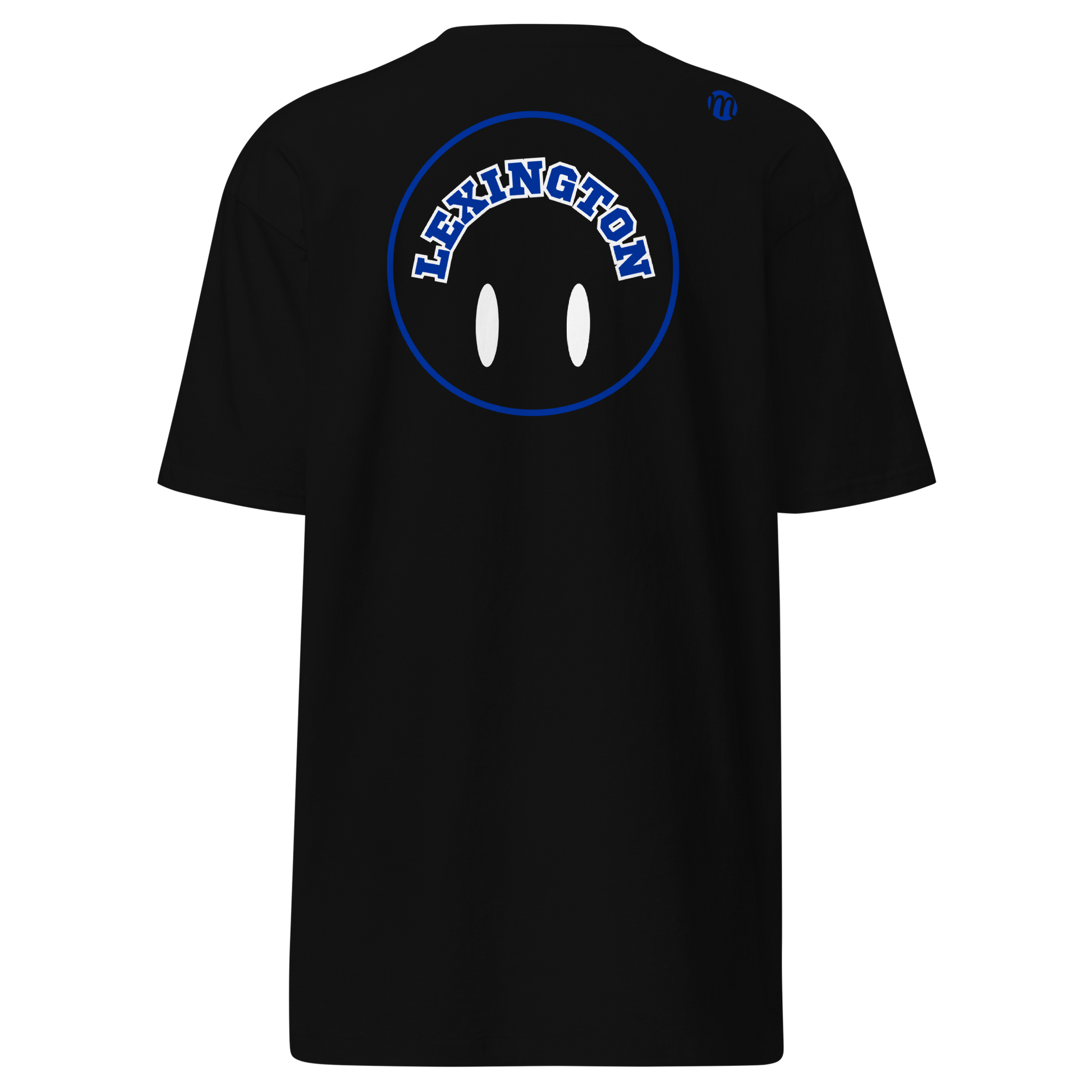 Lexington Smiley Face Flipped Mulli USA Tee Black Back