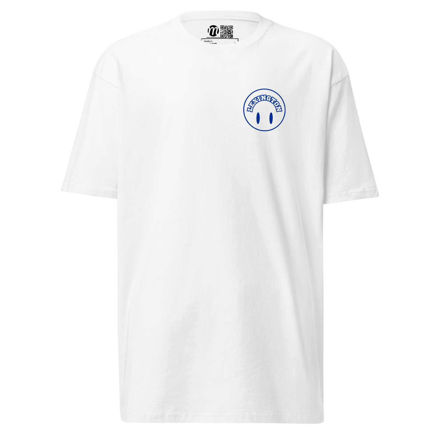 Lexington Smiley Face Flipped Mulli USA Tee White Front 