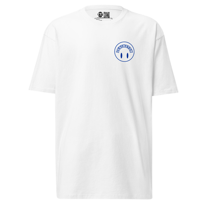 Lexington Smiley Face Flipped Mulli USA Tee White Front 