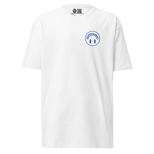 Lexington Smiley Face Flipped Mulli USA Tee White Front 