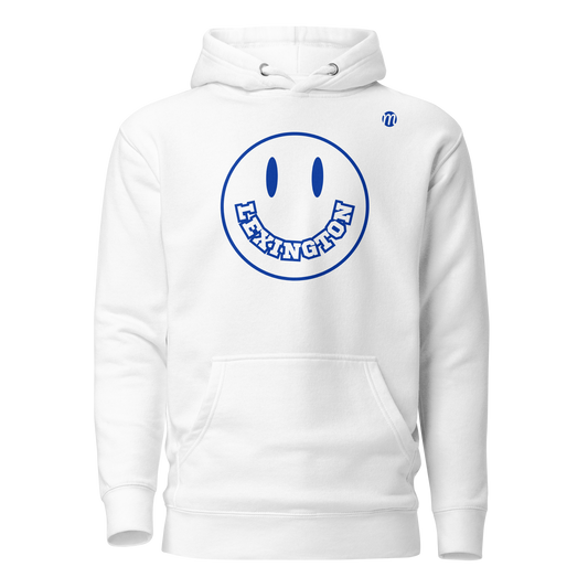 Lexington Smiley Face Mulli USA Hoodie White